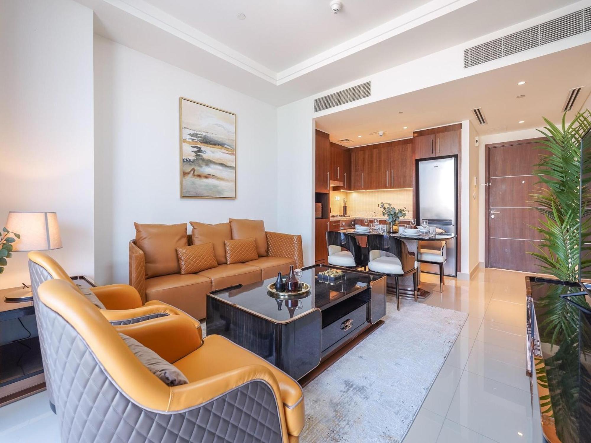 Luxurious Stylish Apartments Across Dubai Mall Burj Khalifa City Views Eksteriør bilde