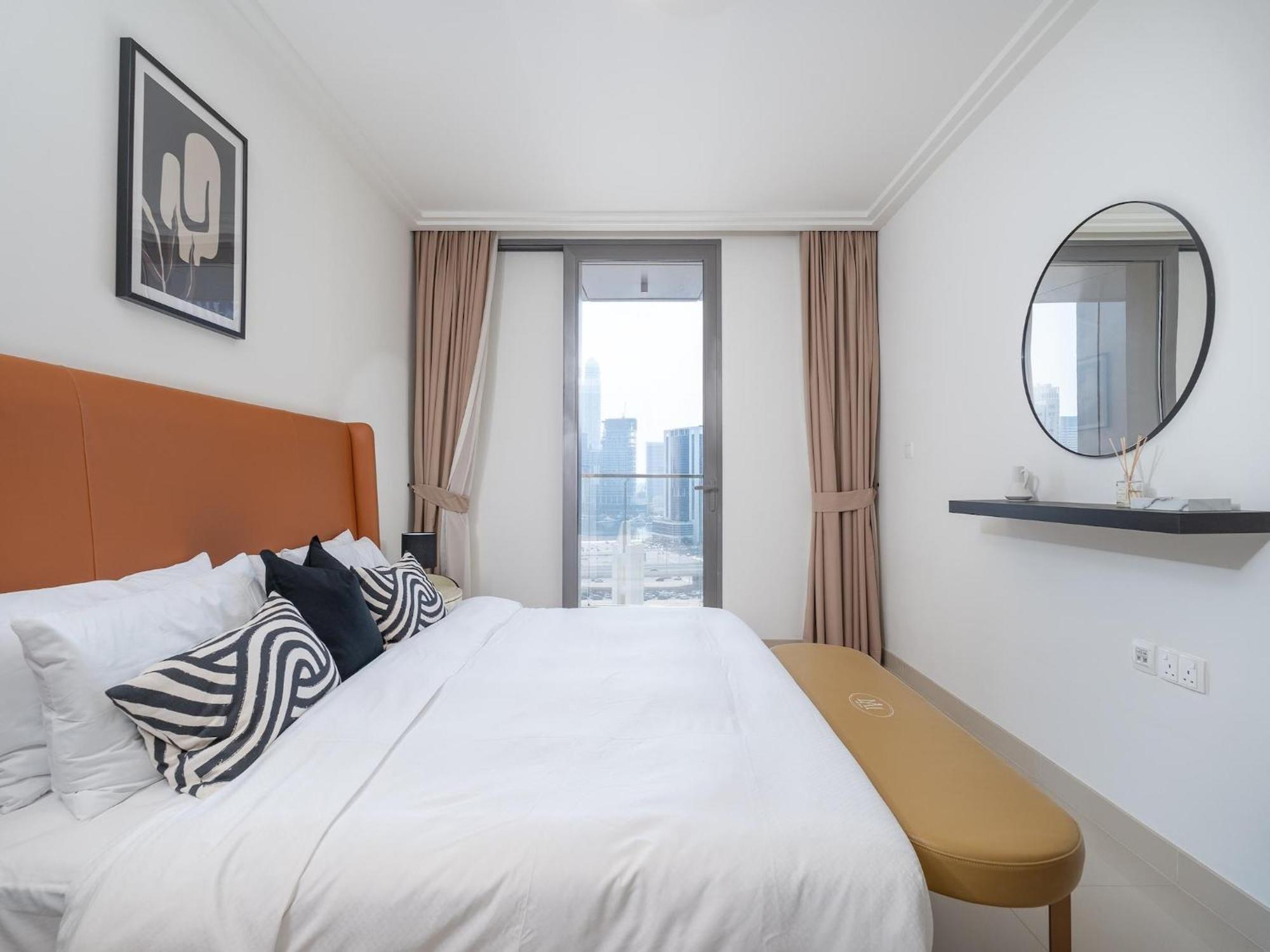 Luxurious Stylish Apartments Across Dubai Mall Burj Khalifa City Views Eksteriør bilde