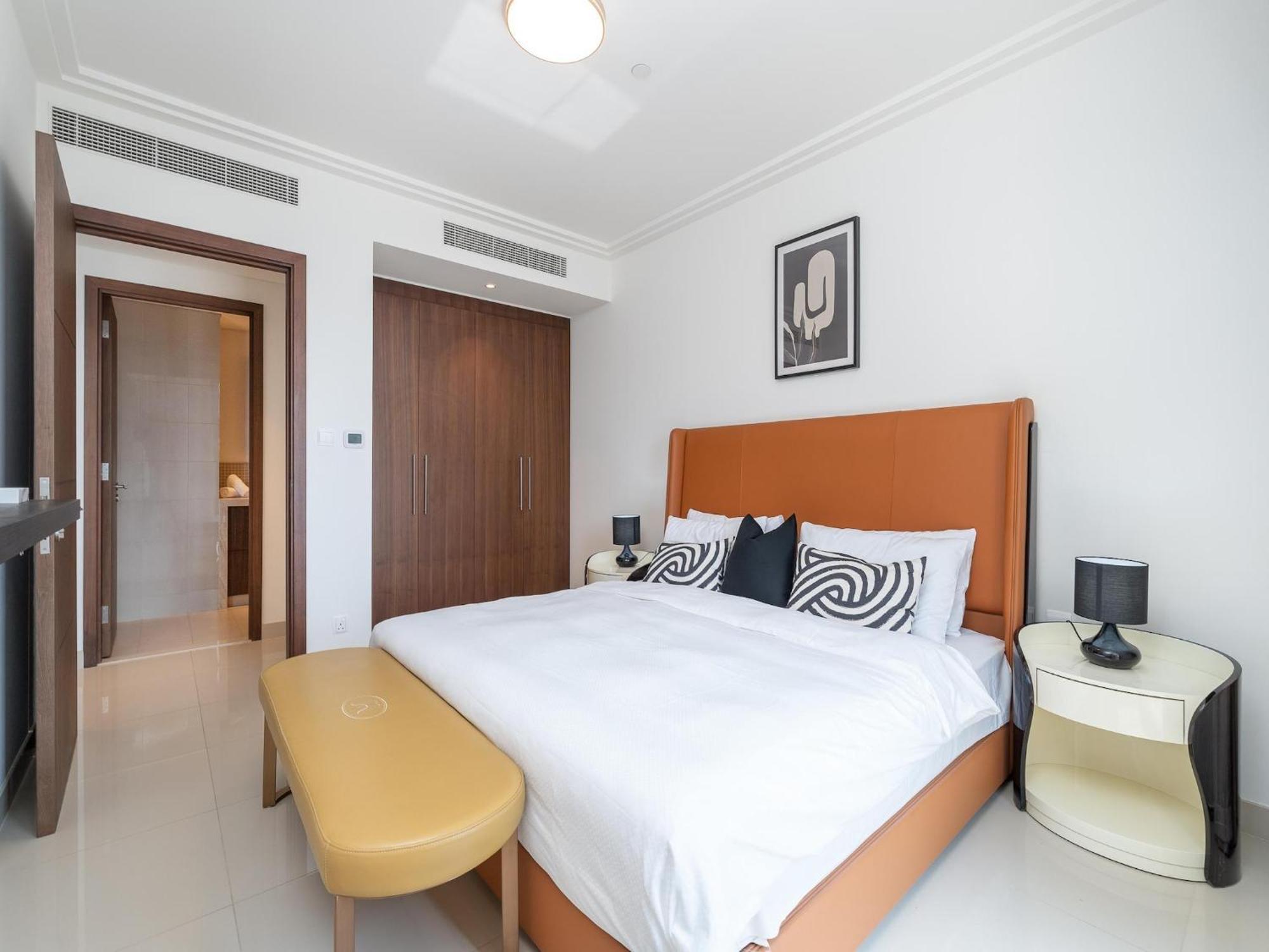 Luxurious Stylish Apartments Across Dubai Mall Burj Khalifa City Views Eksteriør bilde