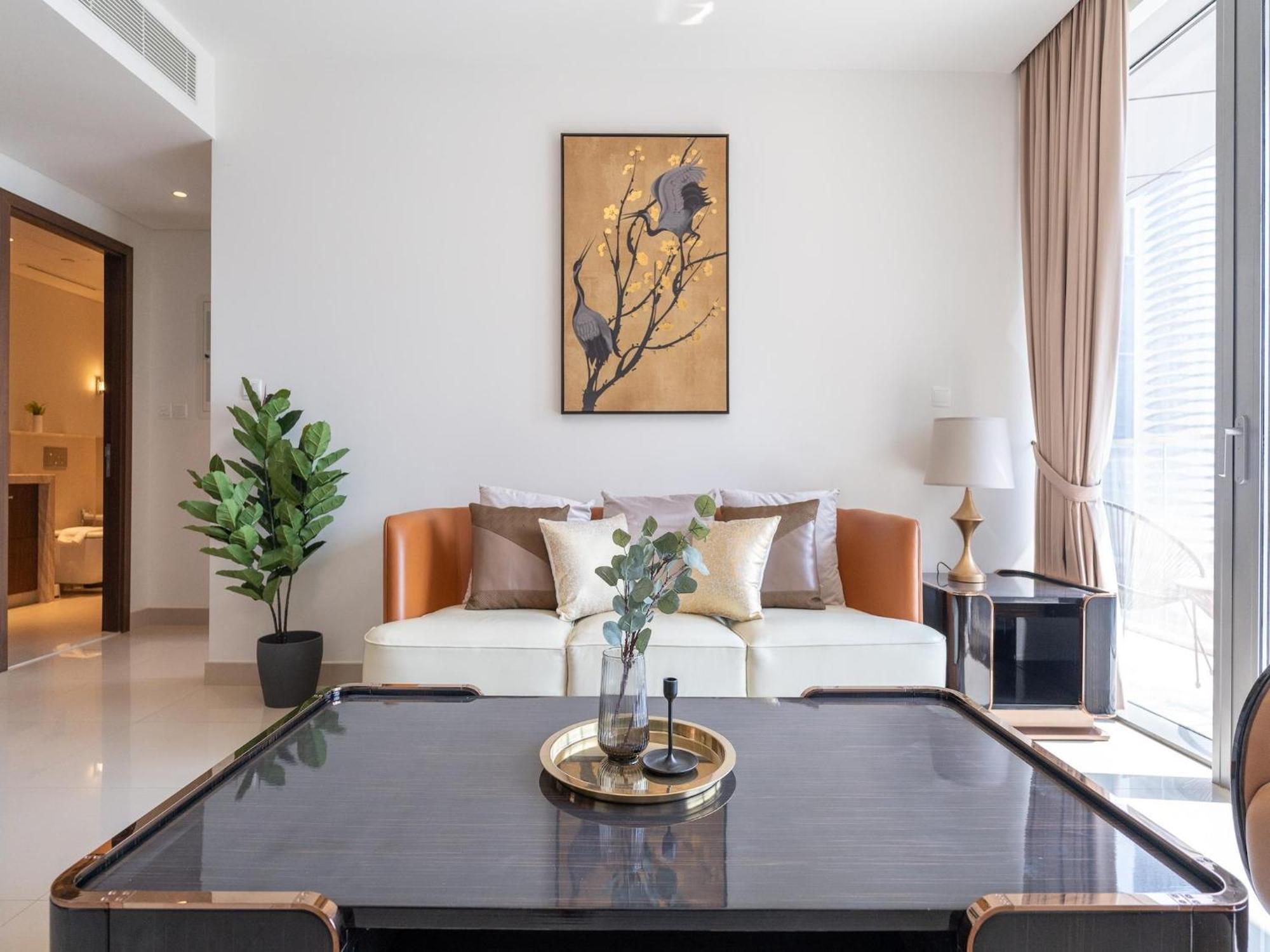 Luxurious Stylish Apartments Across Dubai Mall Burj Khalifa City Views Eksteriør bilde