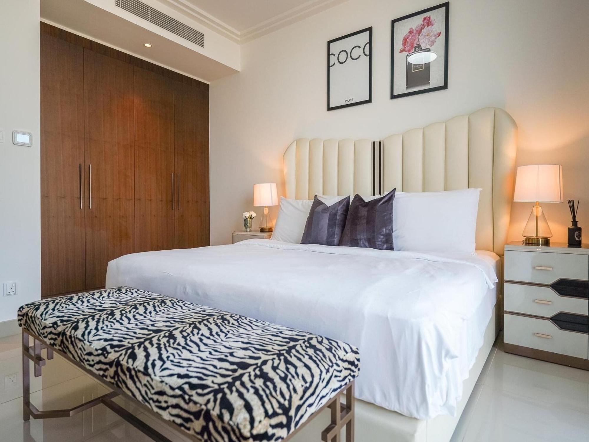 Luxurious Stylish Apartments Across Dubai Mall Burj Khalifa City Views Eksteriør bilde