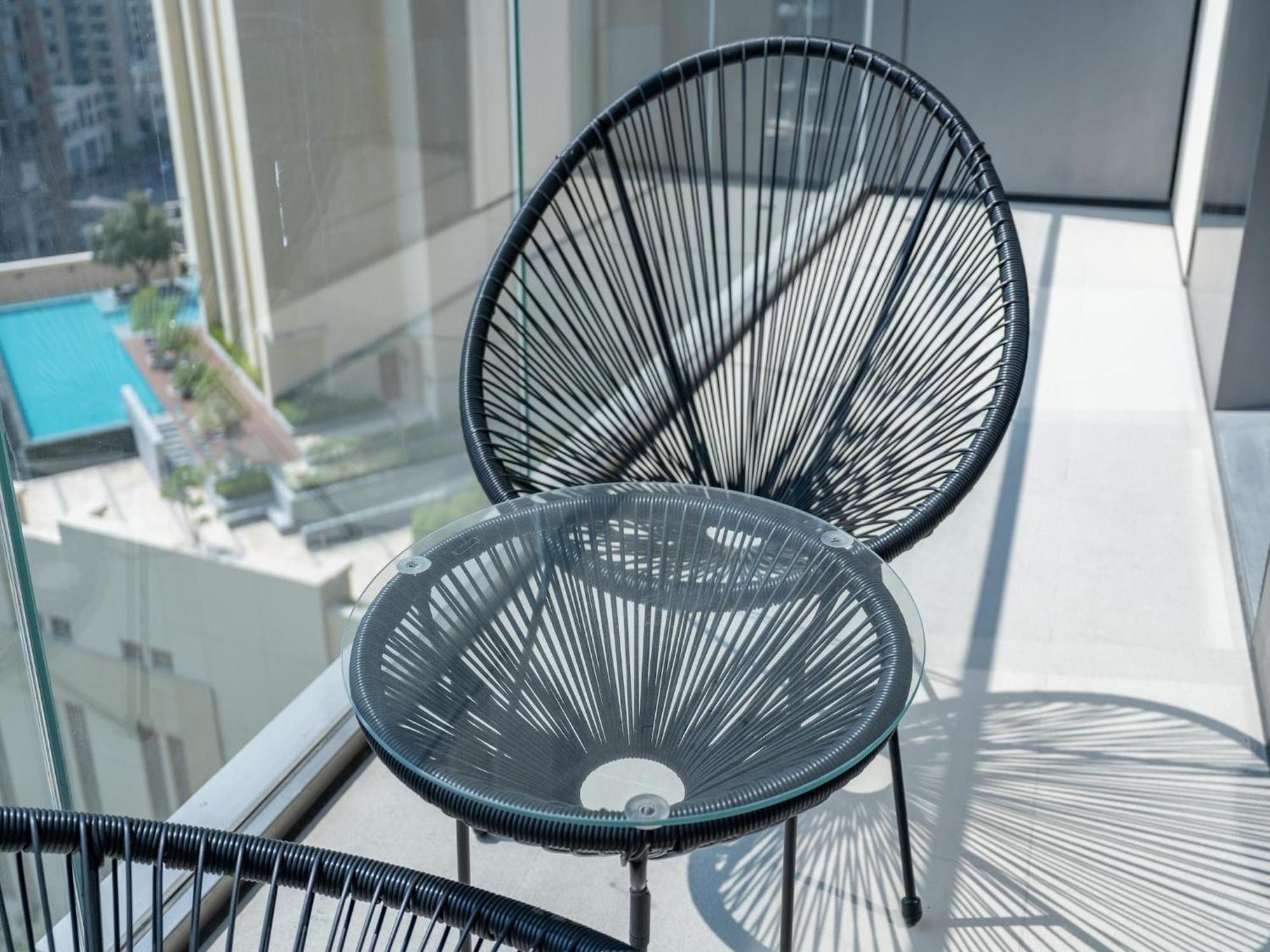Luxurious Stylish Apartments Across Dubai Mall Burj Khalifa City Views Eksteriør bilde