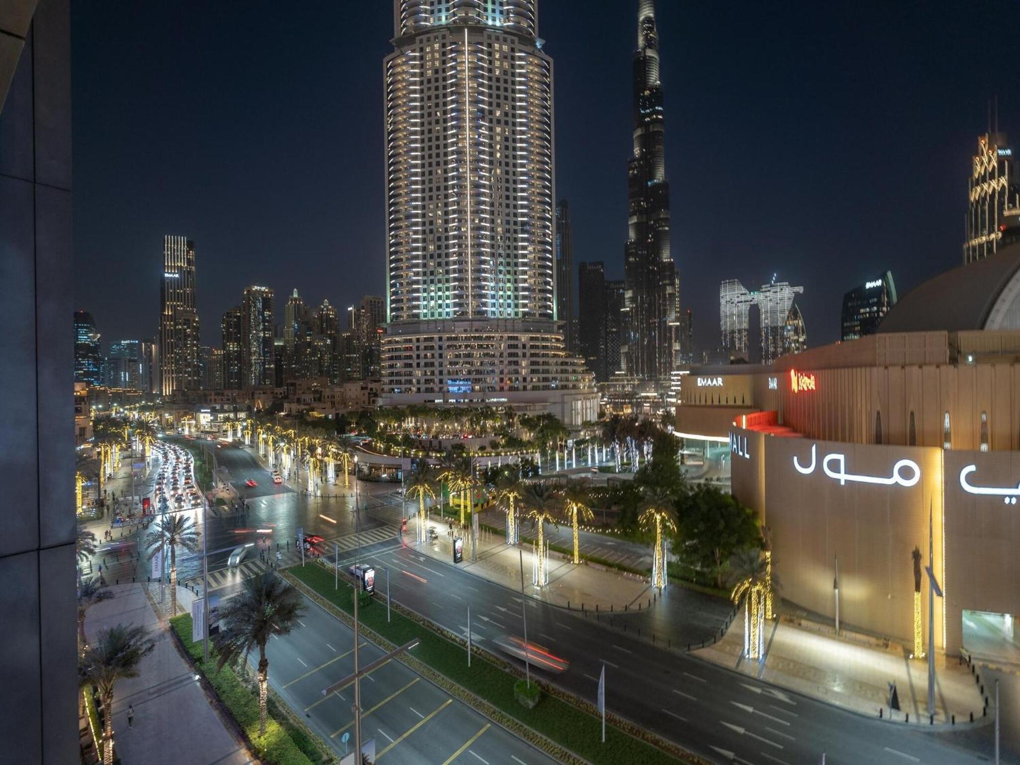 Luxurious Stylish Apartments Across Dubai Mall Burj Khalifa City Views Eksteriør bilde
