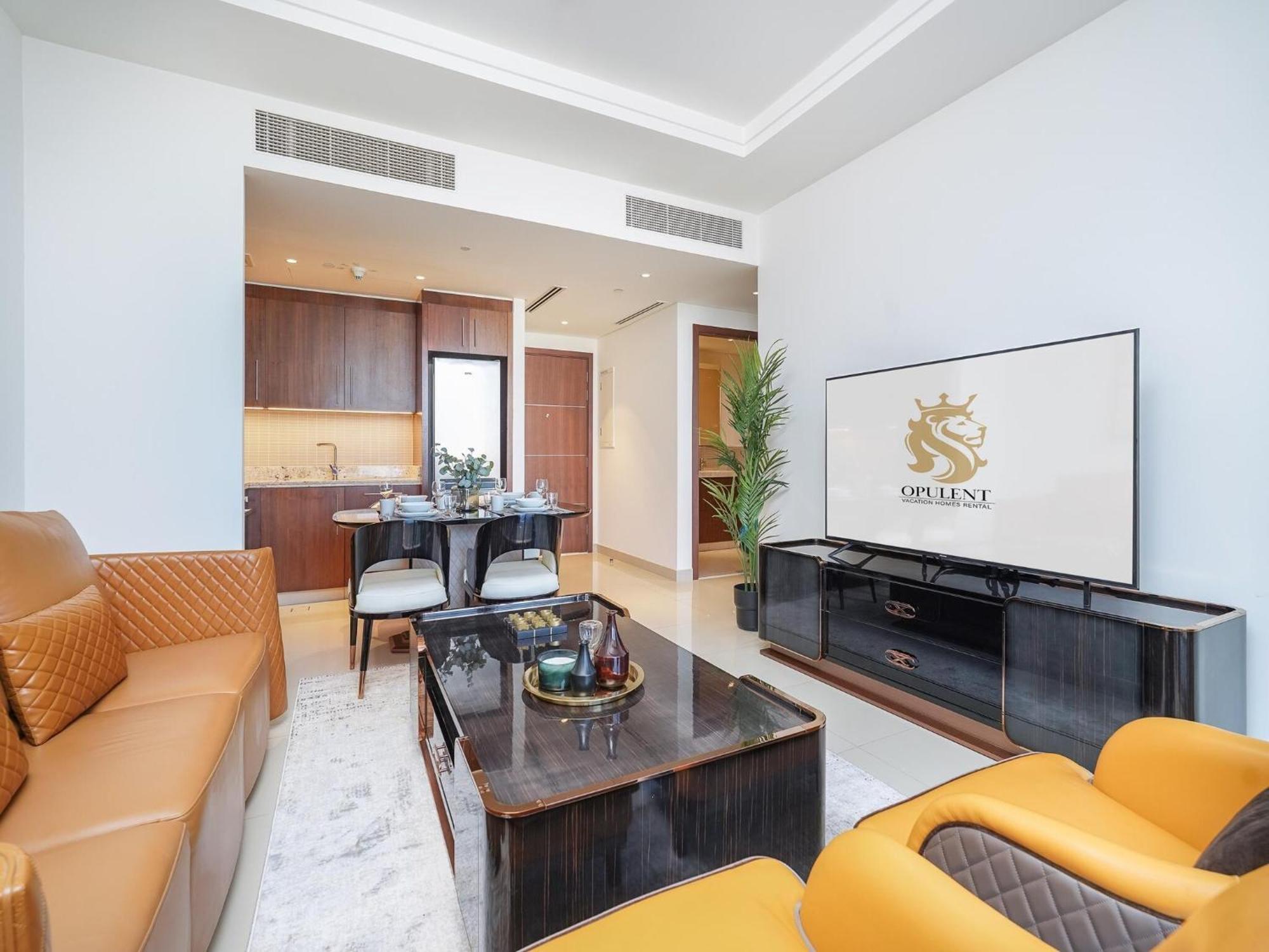 Luxurious Stylish Apartments Across Dubai Mall Burj Khalifa City Views Eksteriør bilde