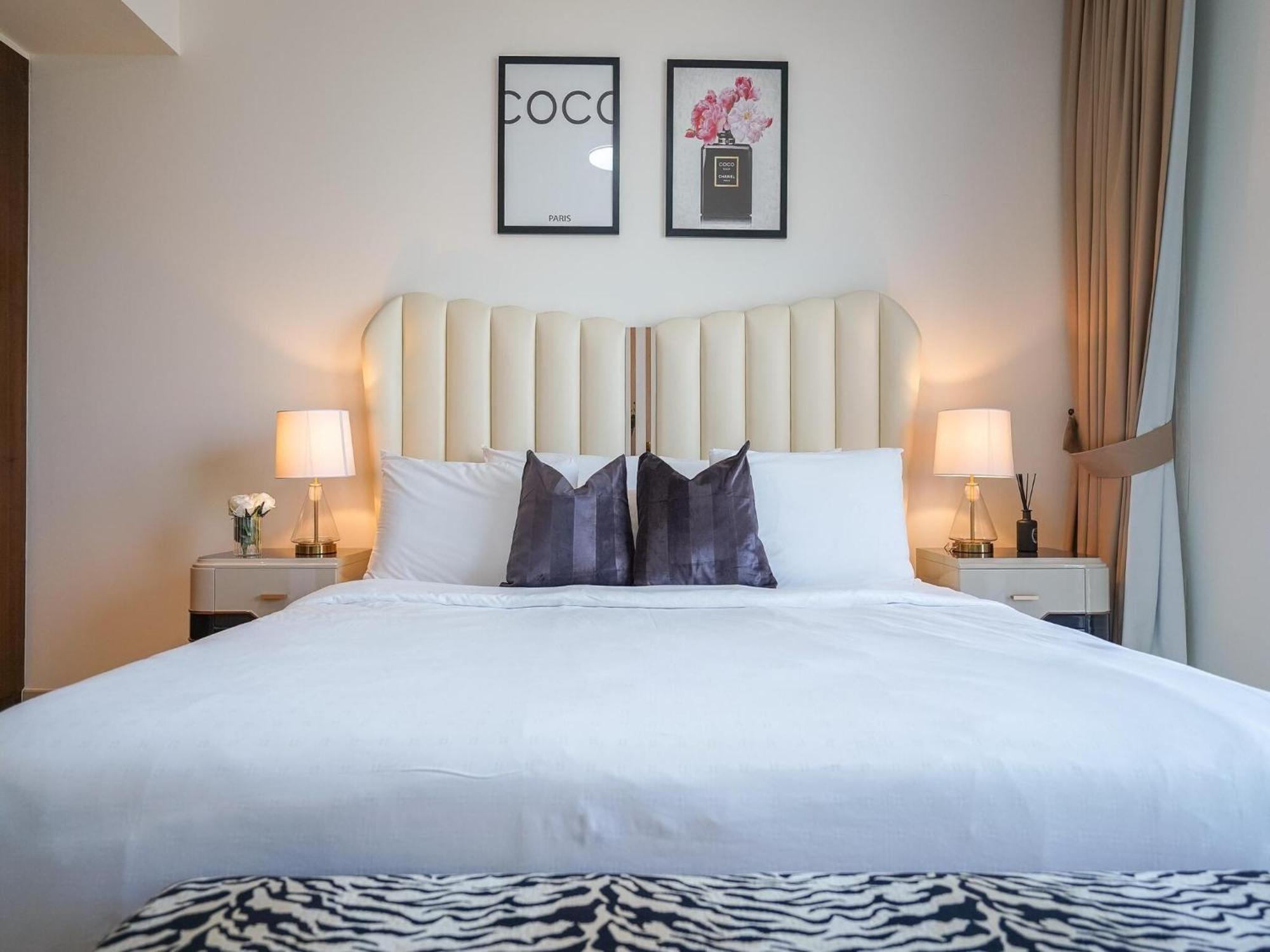 Luxurious Stylish Apartments Across Dubai Mall Burj Khalifa City Views Eksteriør bilde