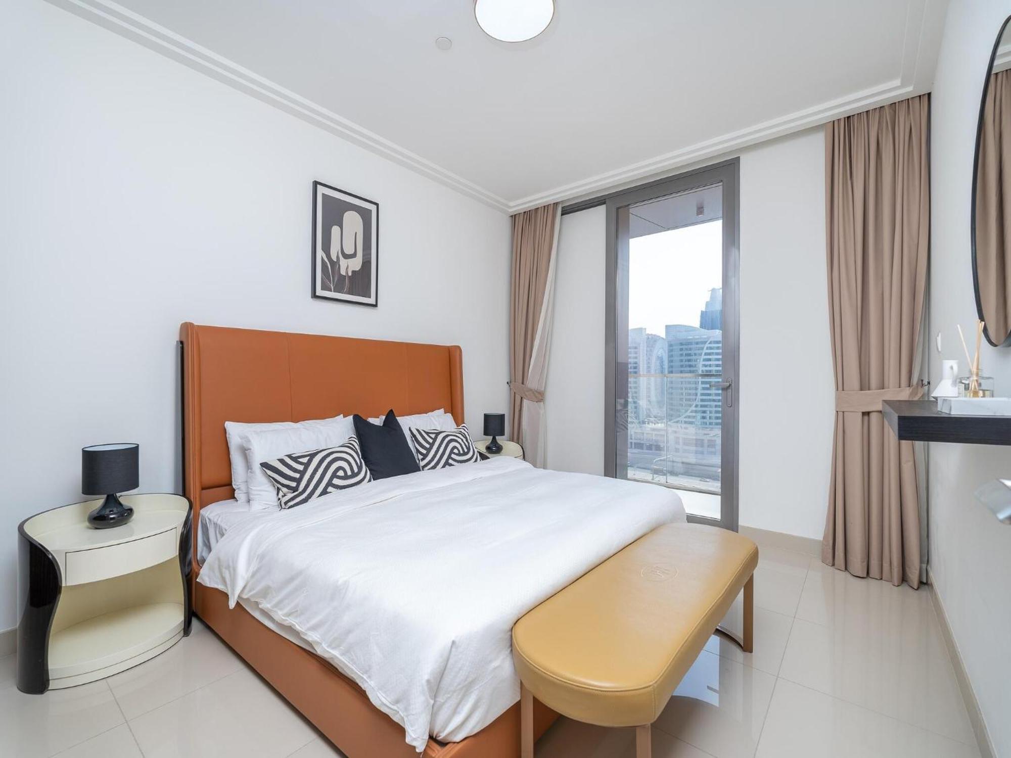 Luxurious Stylish Apartments Across Dubai Mall Burj Khalifa City Views Eksteriør bilde