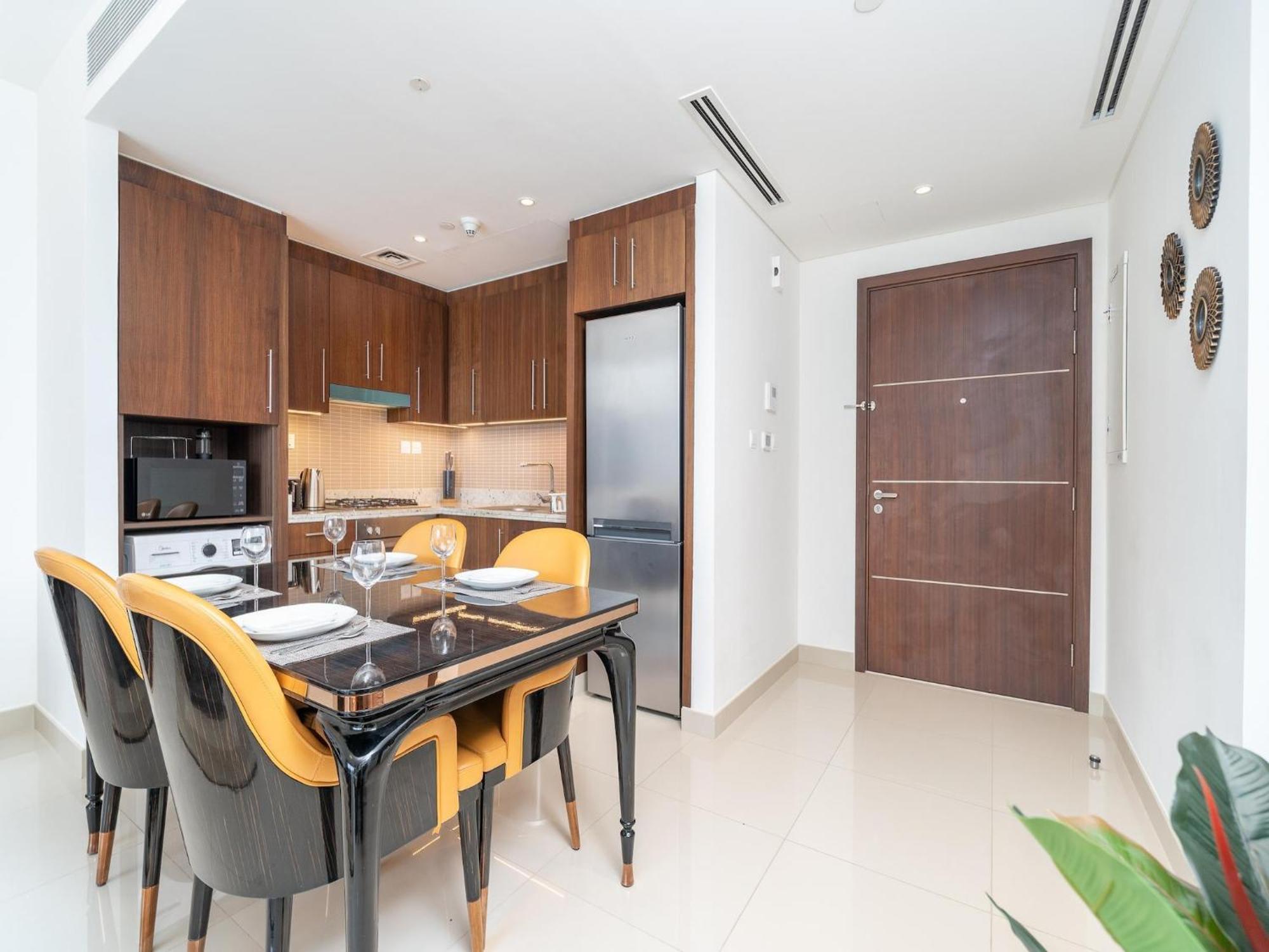 Luxurious Stylish Apartments Across Dubai Mall Burj Khalifa City Views Eksteriør bilde