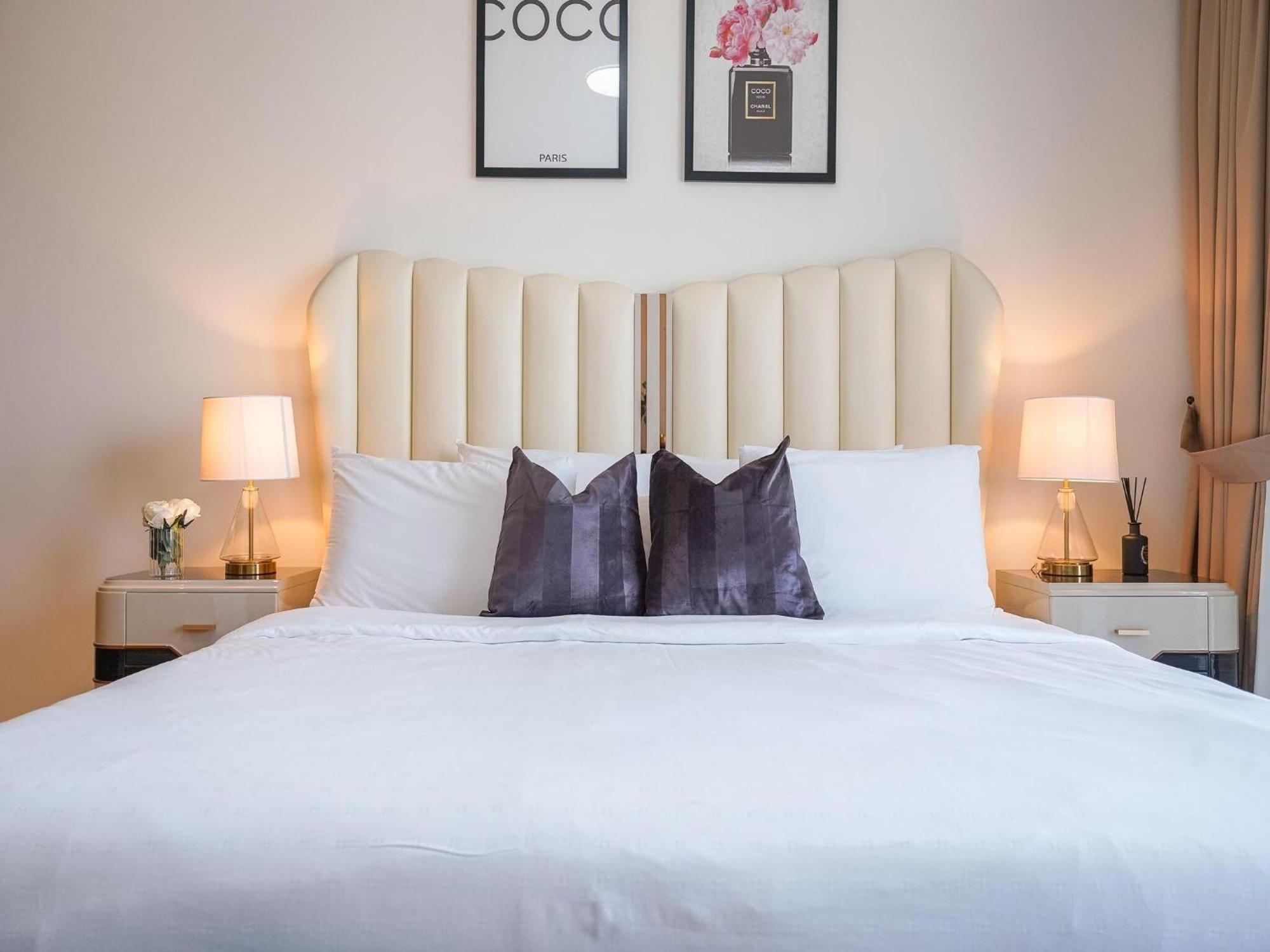 Luxurious Stylish Apartments Across Dubai Mall Burj Khalifa City Views Eksteriør bilde