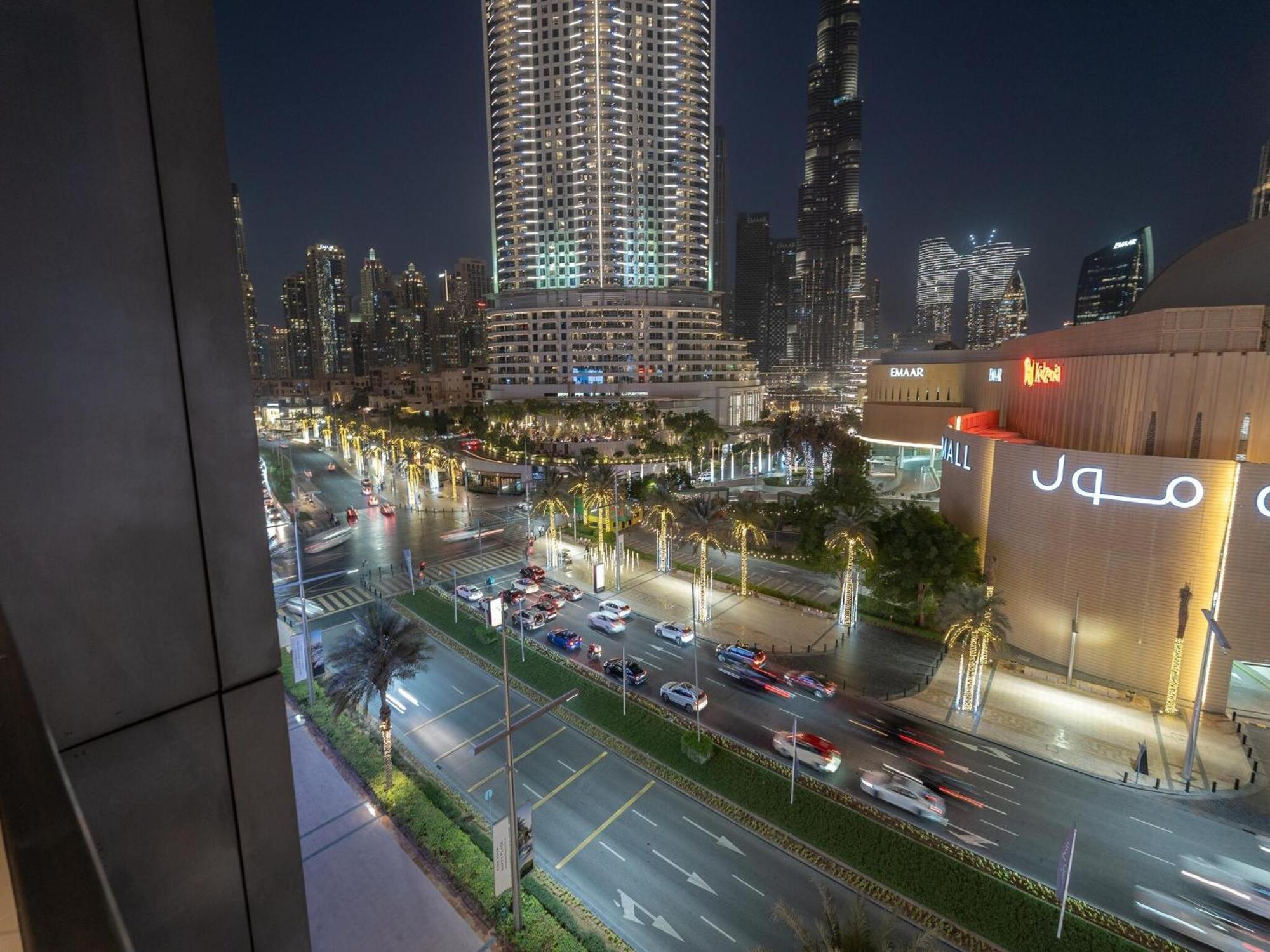 Luxurious Stylish Apartments Across Dubai Mall Burj Khalifa City Views Eksteriør bilde
